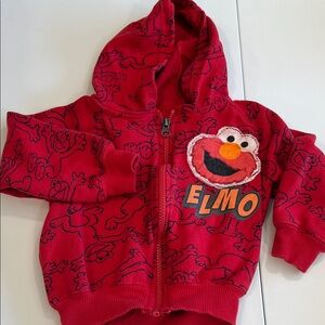 Sesame Street - 2T, Elmo Red Hoodie for Kids